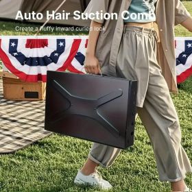 "3-in-1 Portable Charcoal Grill - Lightweight Toolbox Style Foldable BBQ for Camping Tailgating Hiking" (Color: Black)